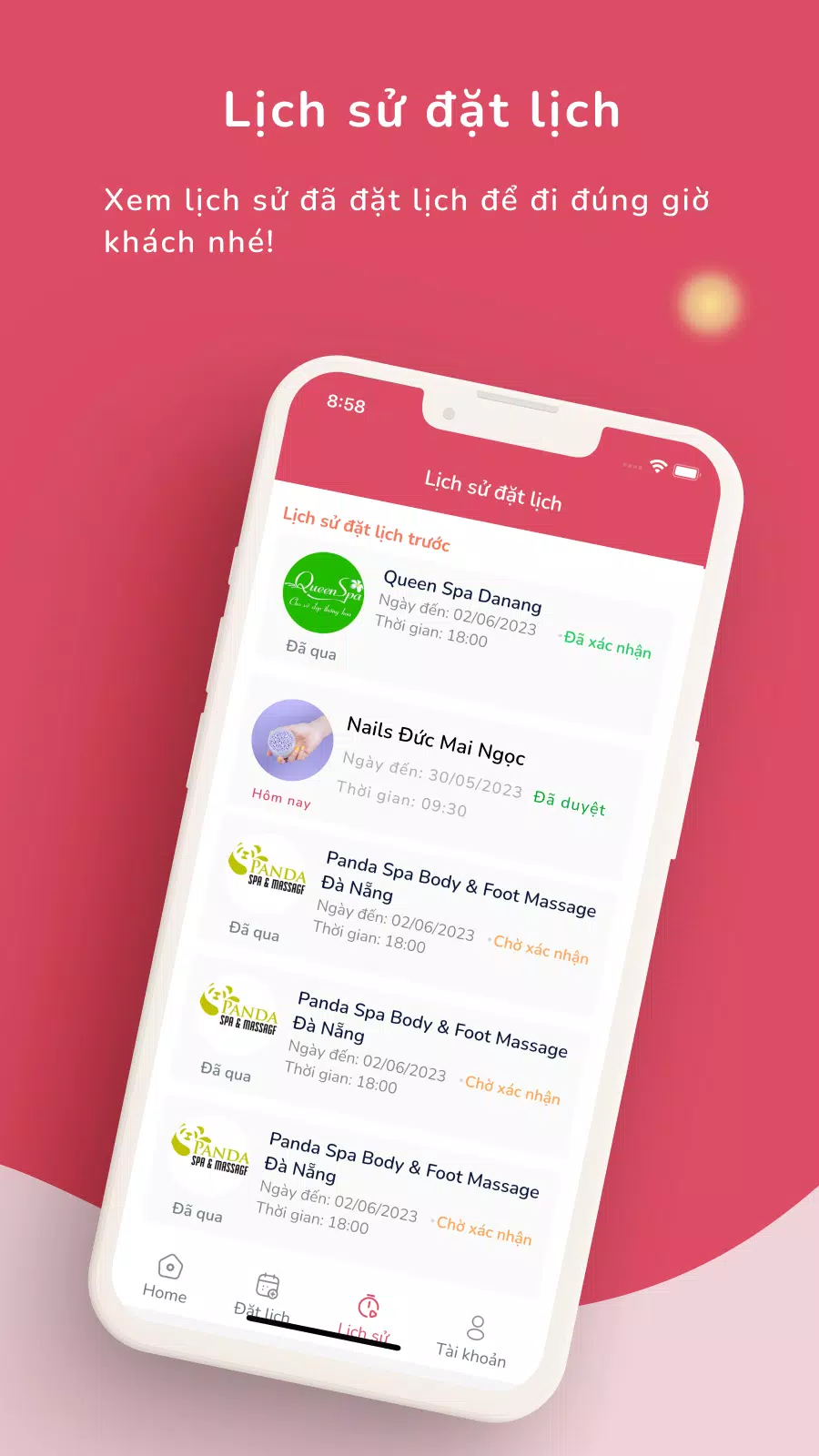 Screenshot HiYou - Đặt lịch làm đẹp 3