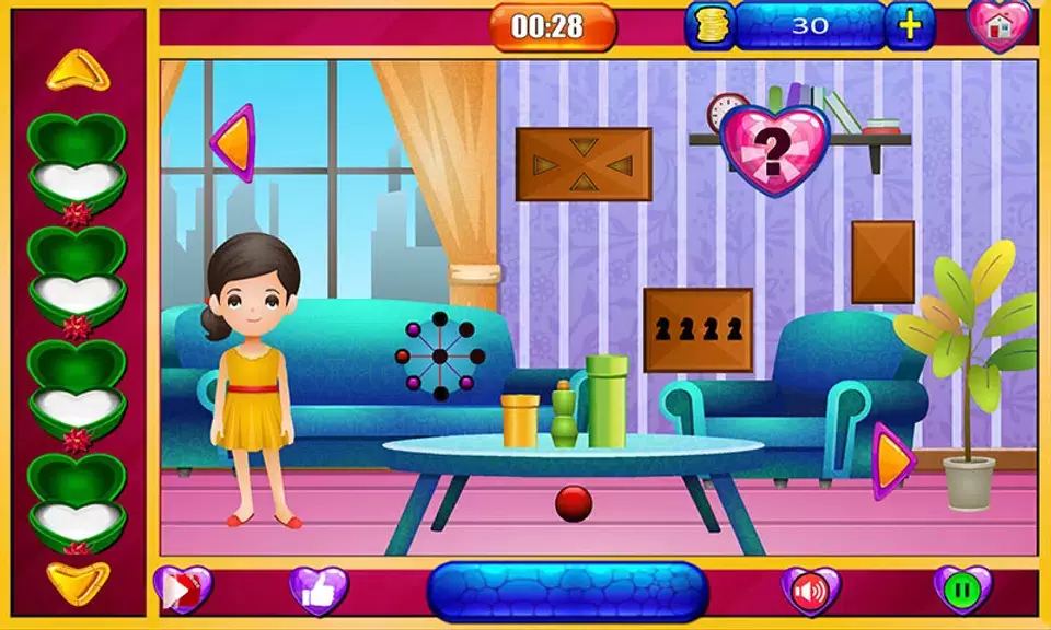 ภาพหน้าจอ 100 Doors Escape - Girl Room 1