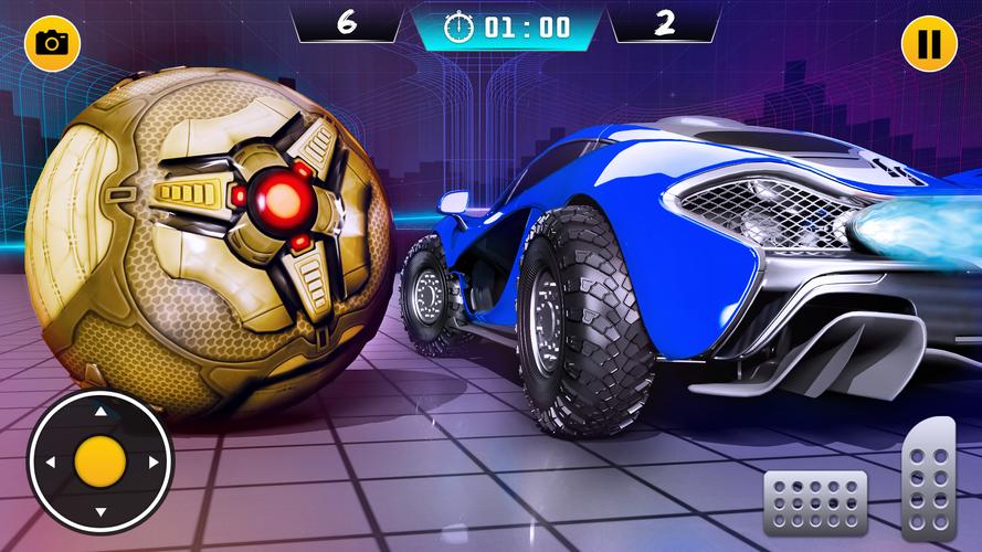 ภาพหน้าจอ Rocket Car Racing Games 3D 1