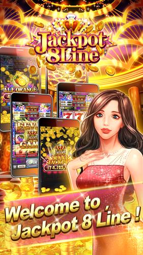 Jackpot 8 Line Slots capture d’écran 0