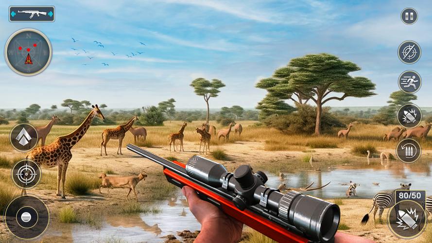 Lion Games - Sniper Hunting স্ক্রিনশট 2