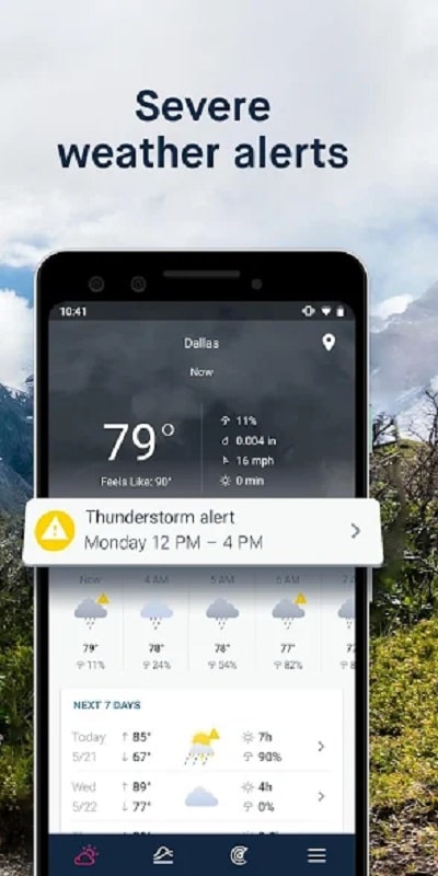 WeatherPro capture d’écran 3