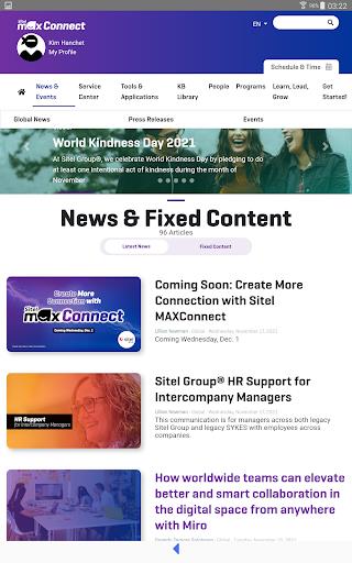 Sitel MAXConnect экрана 0