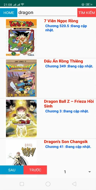 ภาพหน้าจอ Truyen tranh online 3.0 3