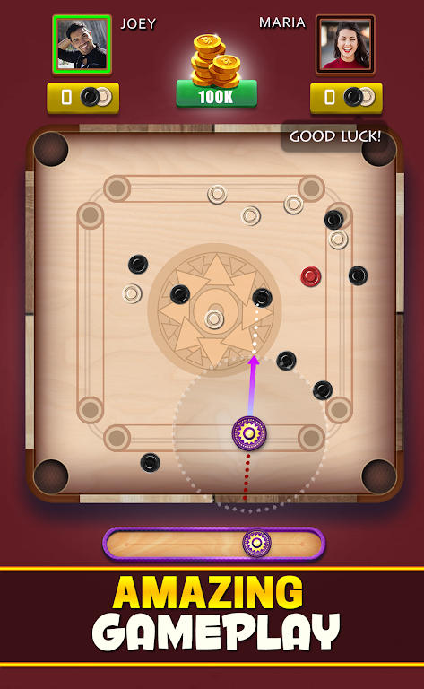 Carrom Master: Board Disc Pool屏幕截圖0