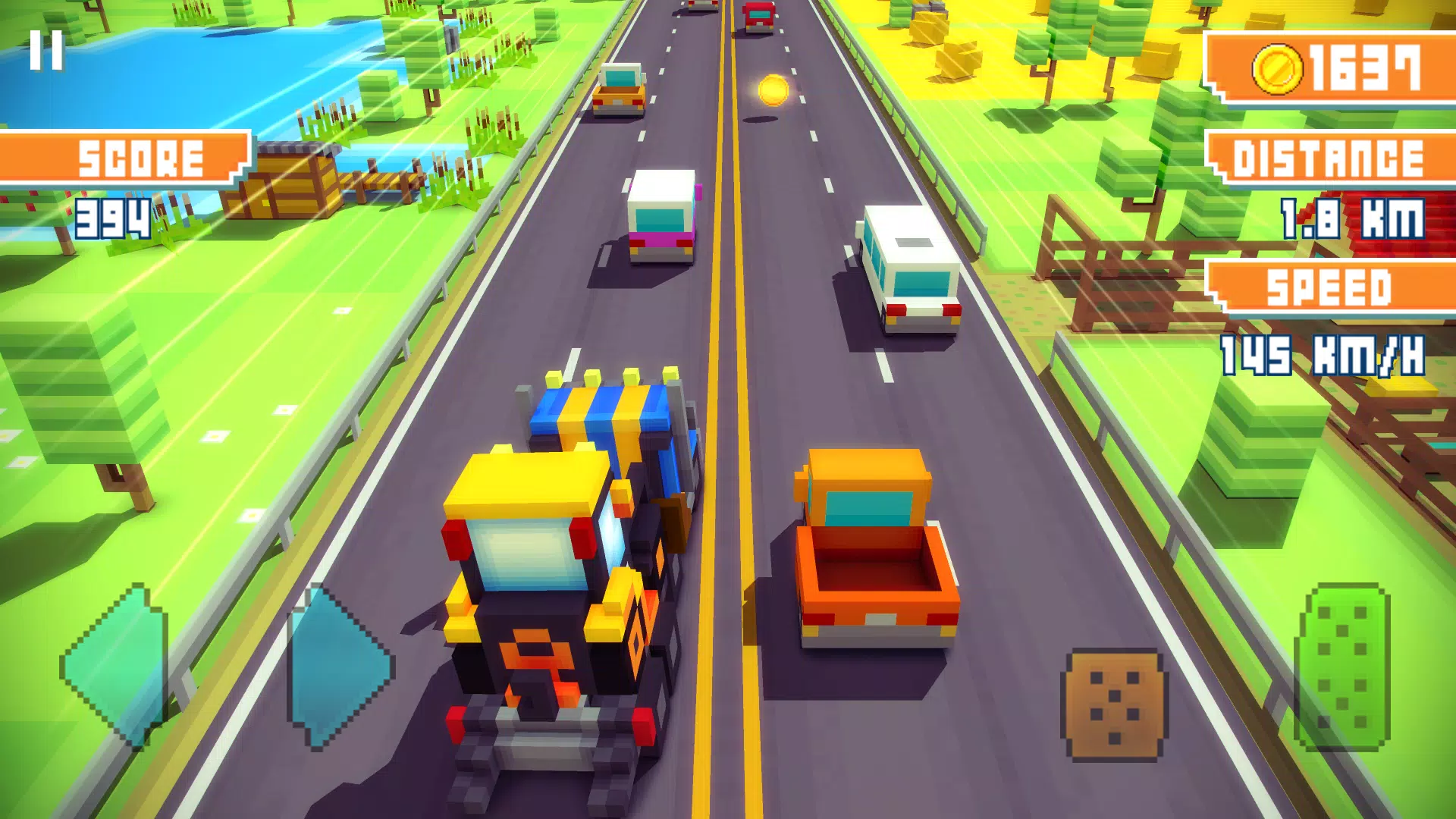 Blocky Highway screenshot 3
