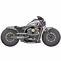 Draw Motorcycles: Cruiser