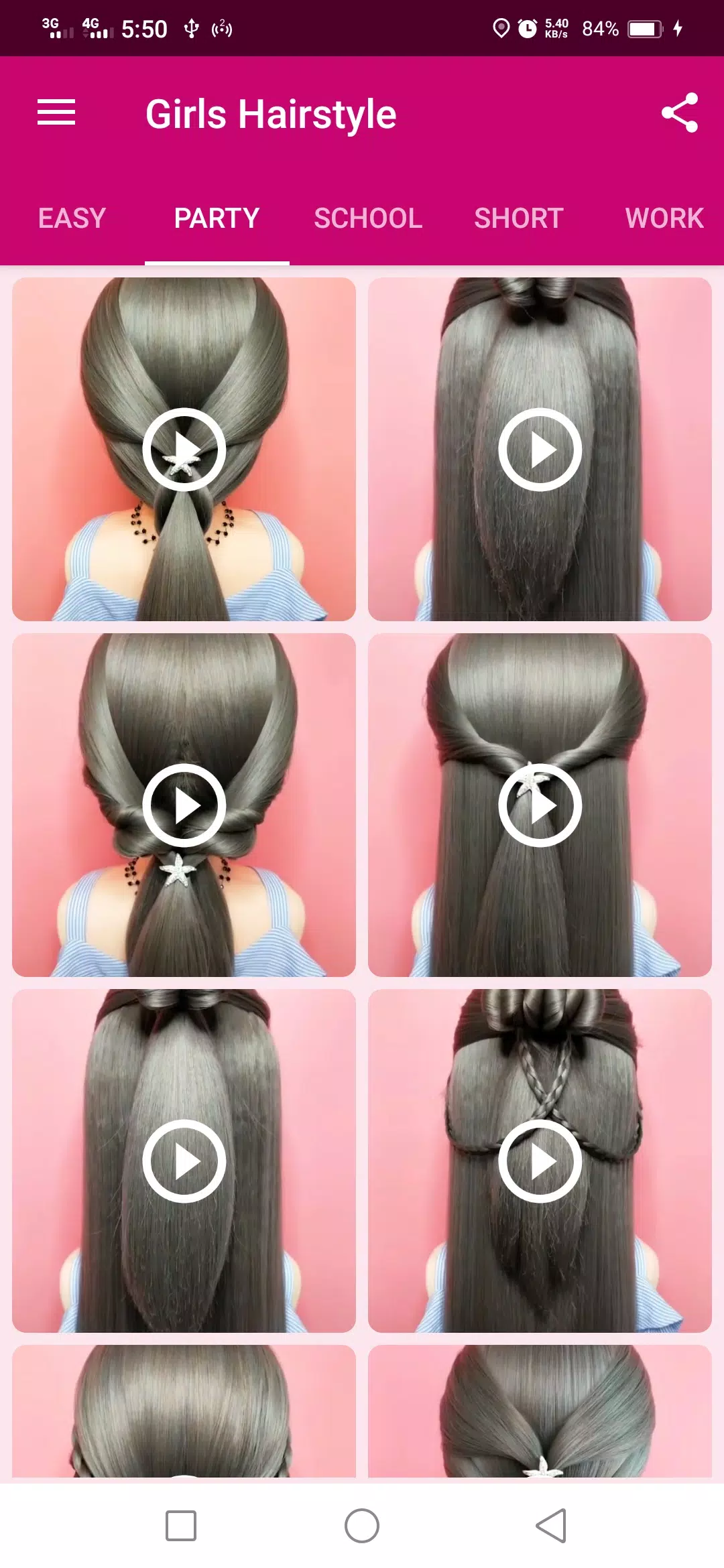 Girls Hairstyle zrzut ekranu 1