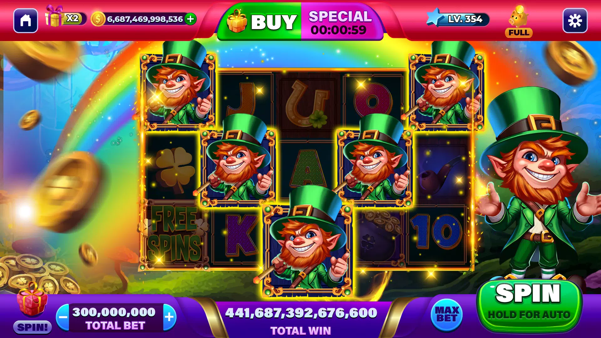 Screenshot Clover Slots Epic Casino Games 0