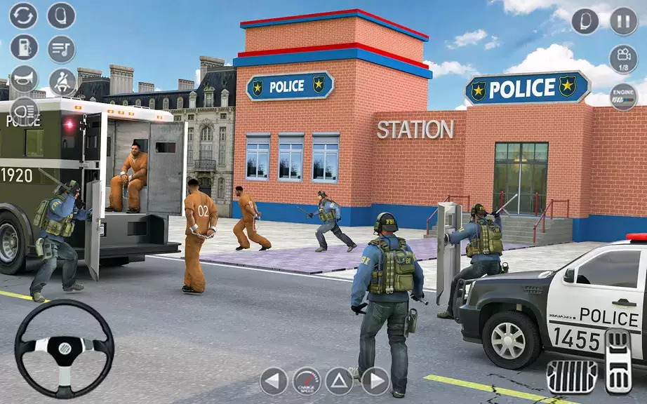 Police Car Driving Games 3D ဖန်သားပြင်ဓာတ်ပုံ 0