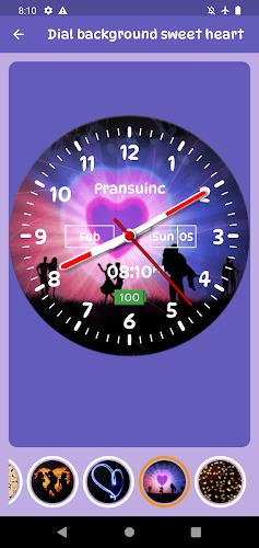 Heart Clock Live Wallpaper স্ক্রিনশট 2