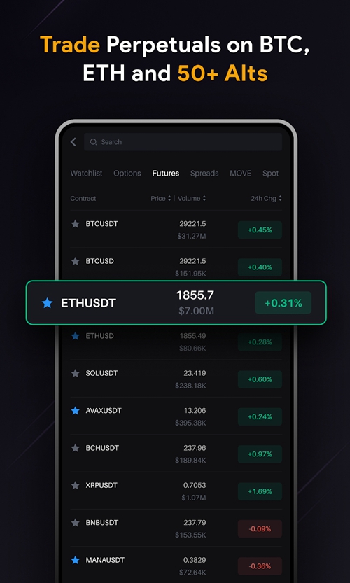 Screenshot Delta Exchange 1