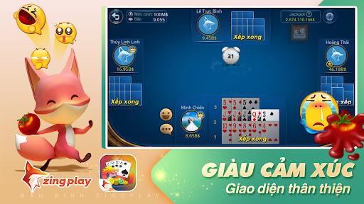 Poker VN ZingPlay ( Mậu Binh)屏幕截圖3