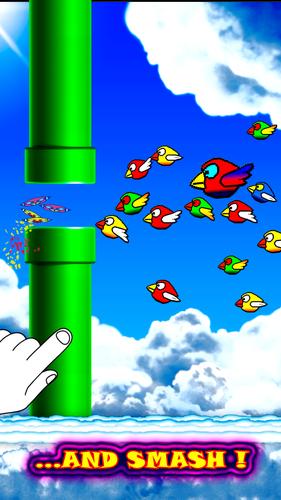 Fun Birds Game - Angry Smash captura de pantalla 2