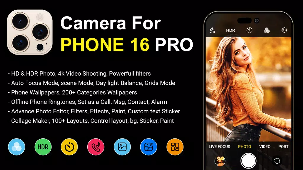 Camera iPhone 16 - OS18 Camera ekran görüntüsü 0