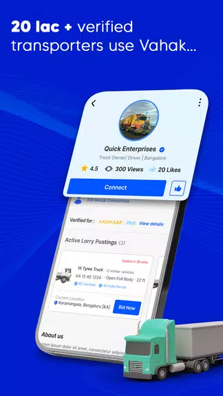 Vahak: Book Online Truck, Load应用截图第1张