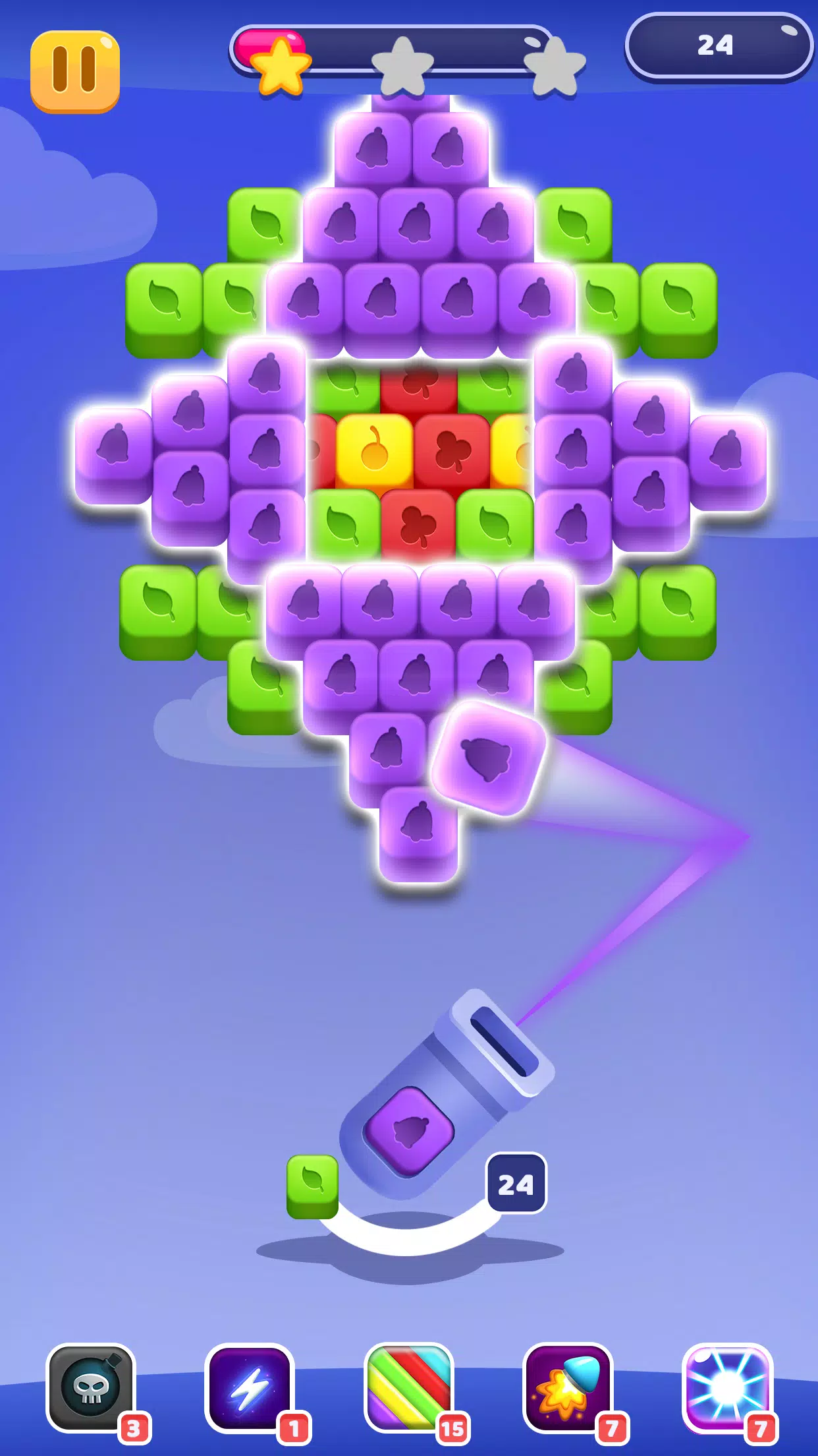 Bubble Shooter Rainbow 2024 ekran görüntüsü 1