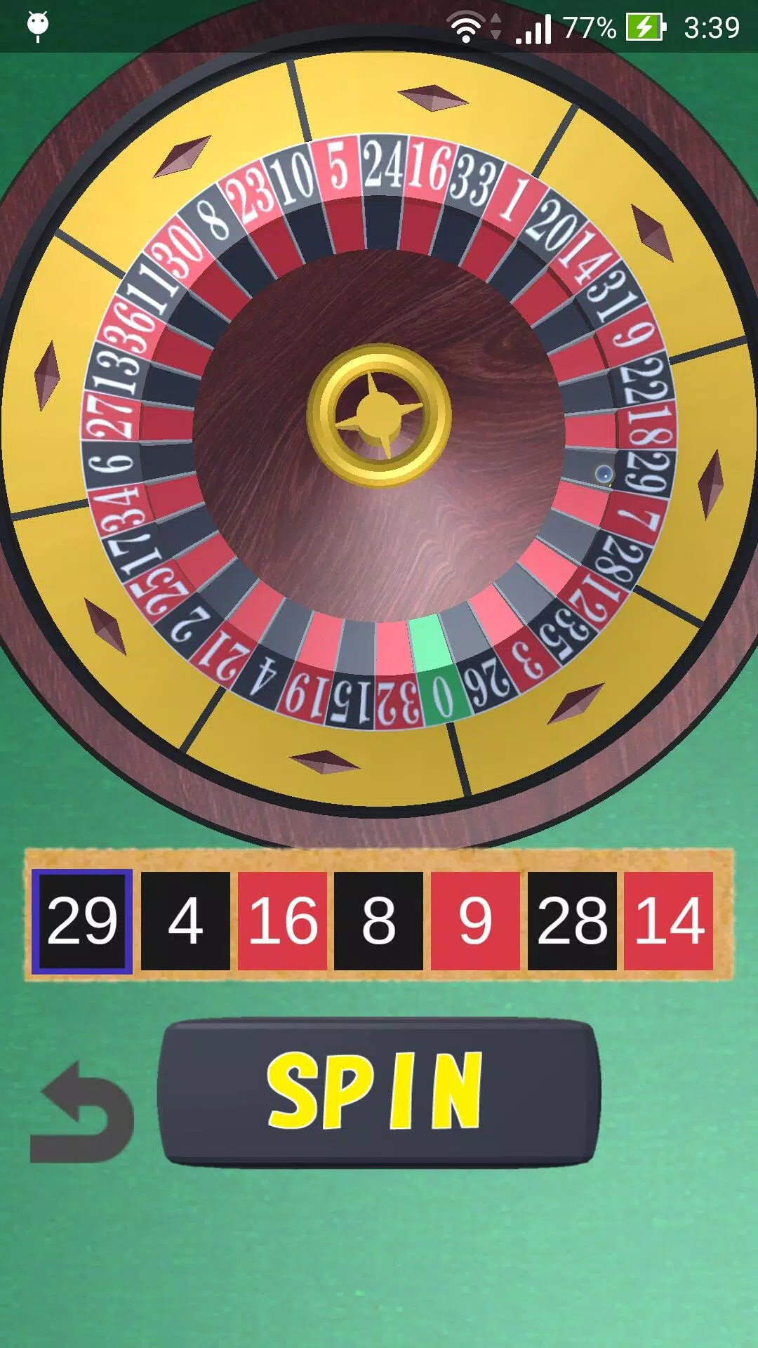 Roulette Wheel Скриншот 2