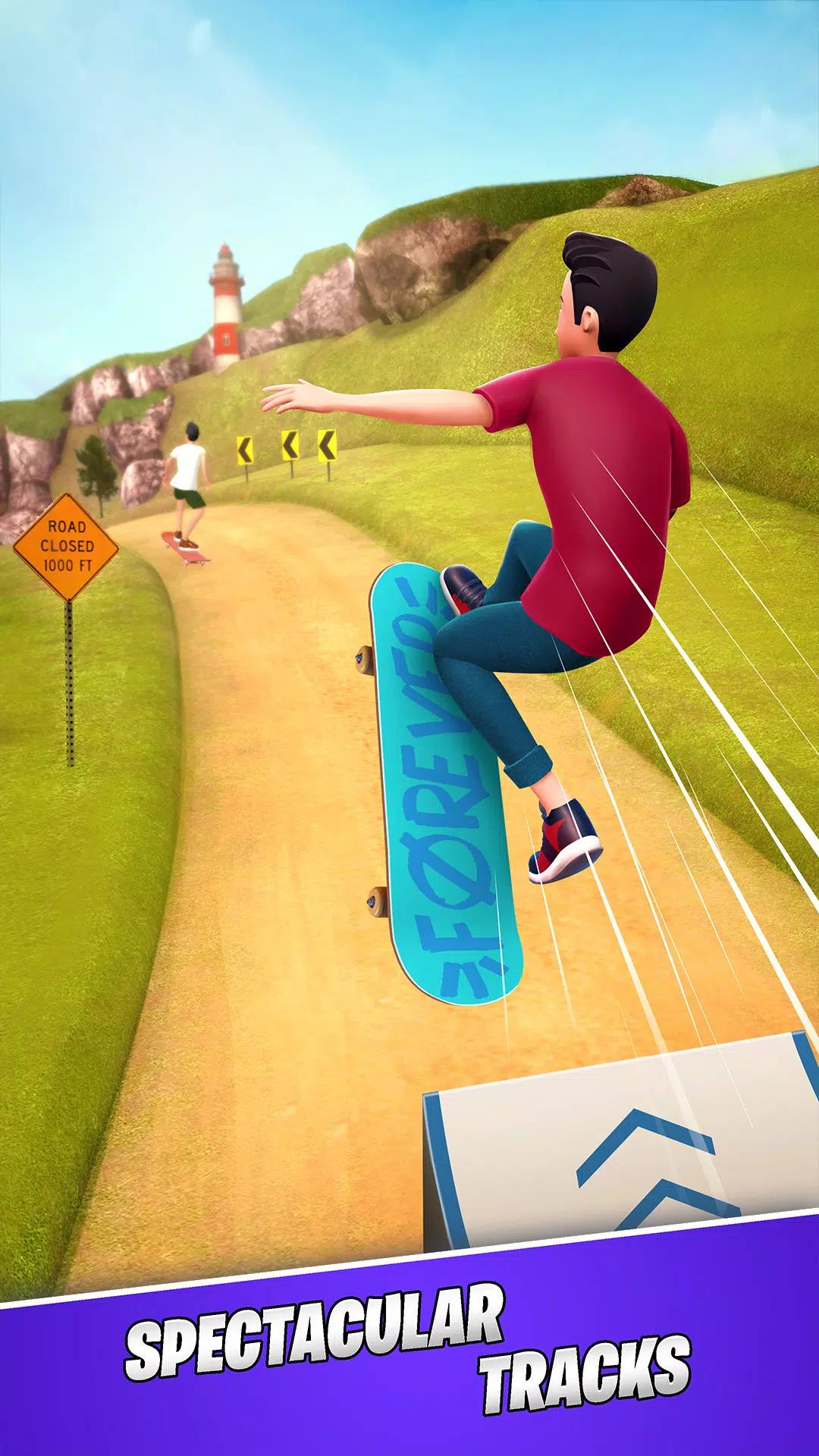 Skate Rush: Champions Race экрана 1