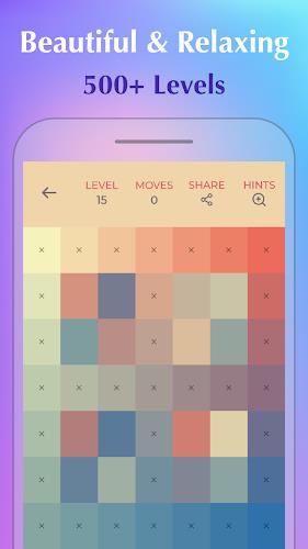 ภาพหน้าจอ Color Puzzle:Offline Hue Games 0