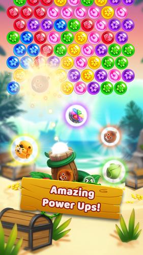 Bubble Shooter - Flower Games capture d’écran 1