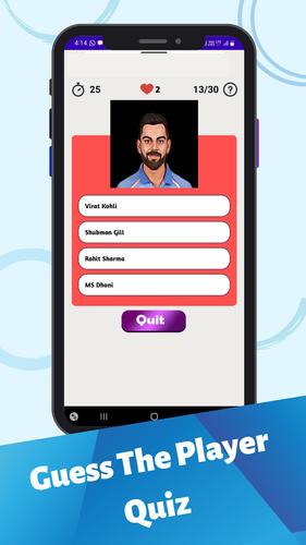 Cricket Quiz Game captura de pantalla 0