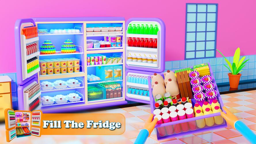 Fill The Fridge Organizer Game Screenshot 0