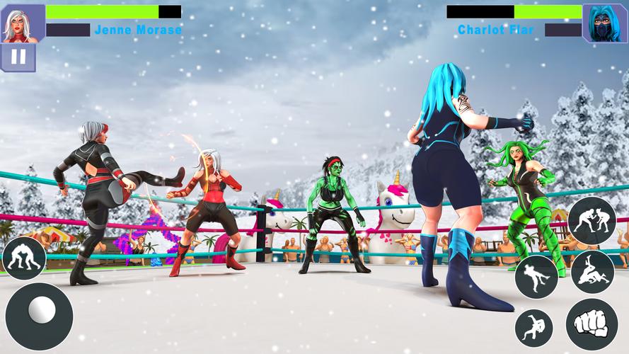 Screenshot Bad Girls Wrestling Game 3