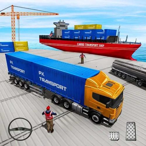 Cargo Transport Truck Driving ကိုဖန်သားပြင်0