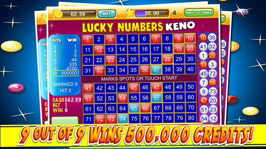 Las Vegas Keno Numbers Free Screenshot 2