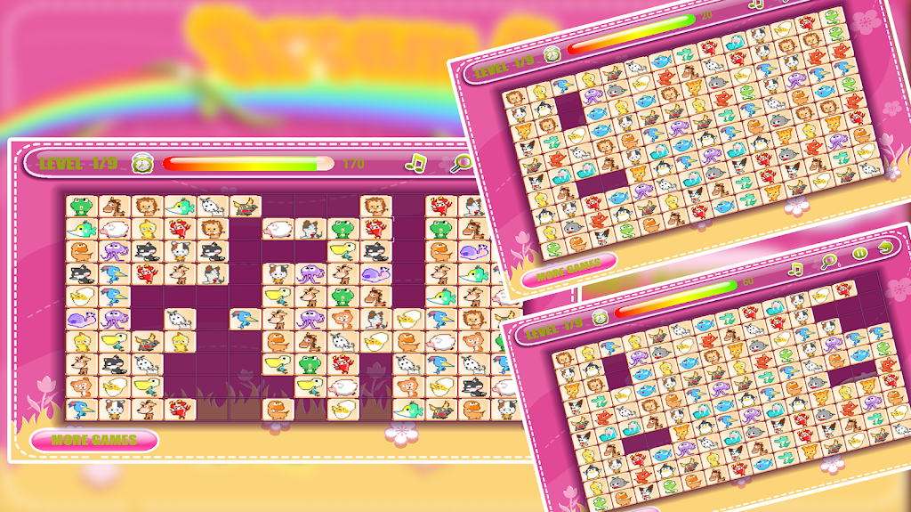 Dream Pet Link: Animal Mahjong Connect ekran görüntüsü 1