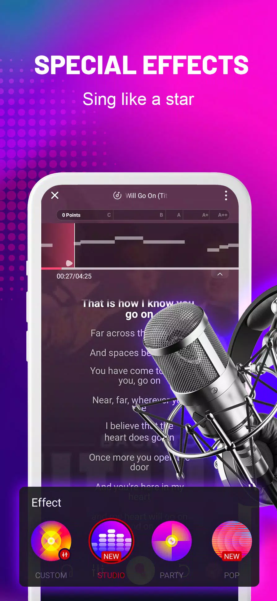 Screenshot StarMaker: Cante Karaokê 0