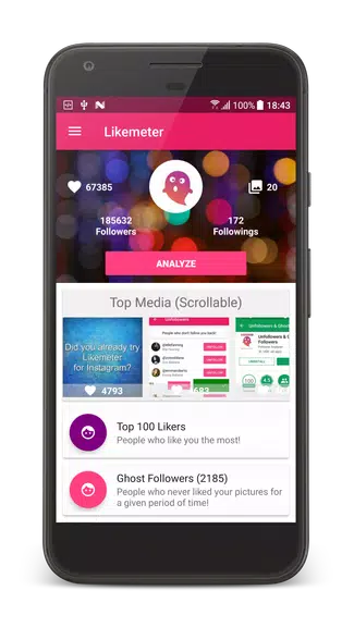 Likes & Ghost Followers for Instagram screenshot 0