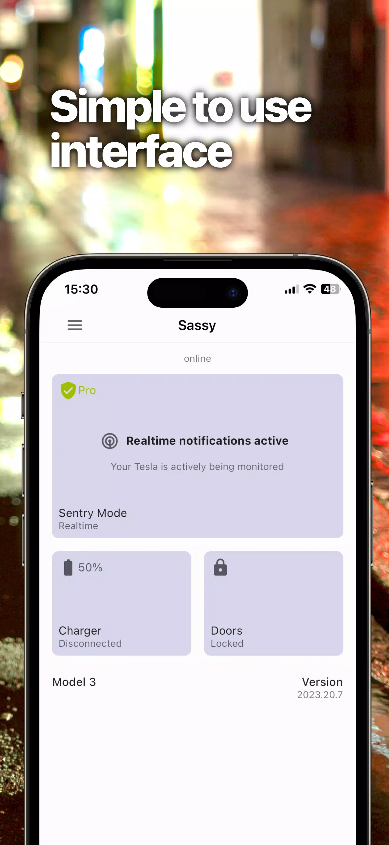 Sentry Pro—Tesla Notifications স্ক্রিনশট 2