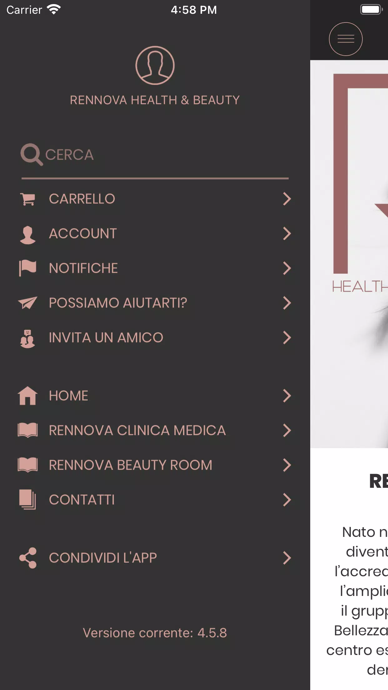 RENNOVA HEALTH & BEAUTY screenshot 2