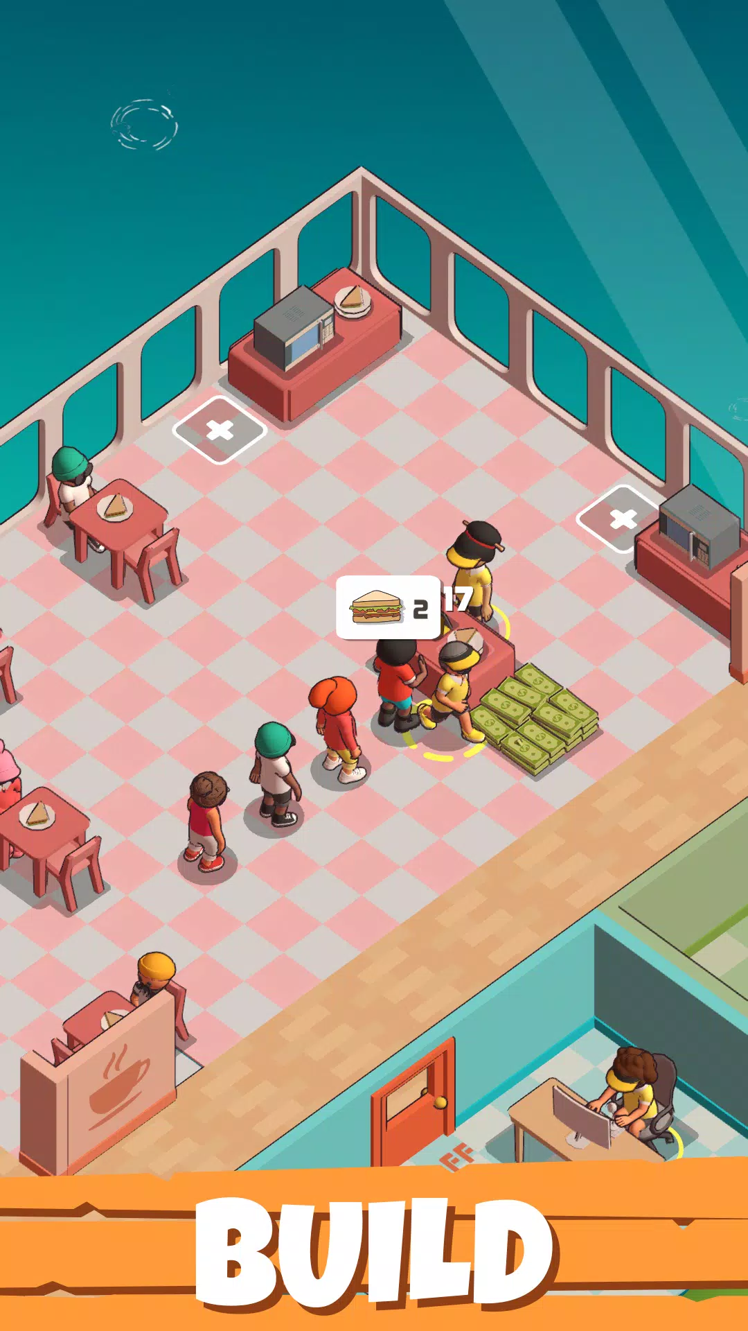 Marina Fever - Idle Tycoon RPG screenshot 1