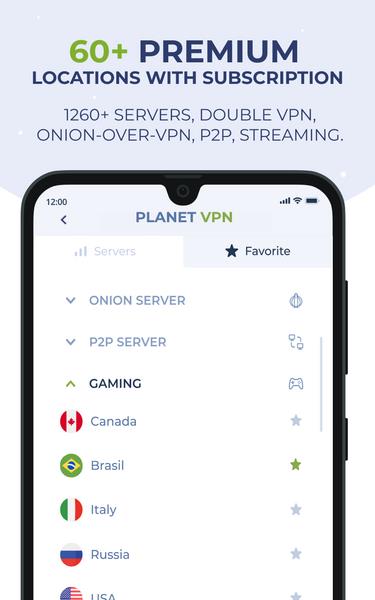 Screenshot Free VPN Planet 3