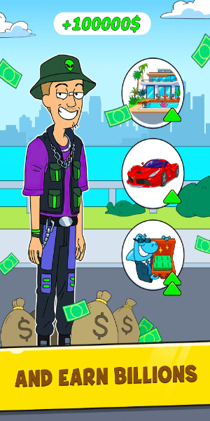 Mr.Billion: Idle Rich Tycoon Скриншот 0