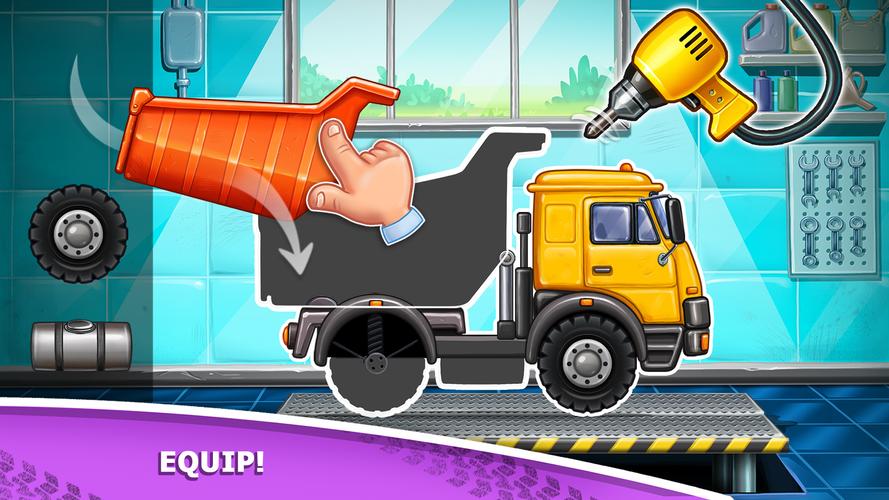 Screenshot Kids truck games Build a house 0