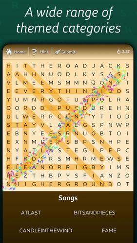 Astraware Wordsearch ảnh chụp màn hình 1