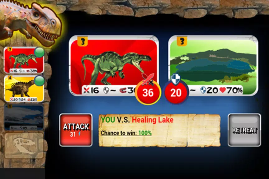 Dinosaur Online Card Wars 스크린샷 1