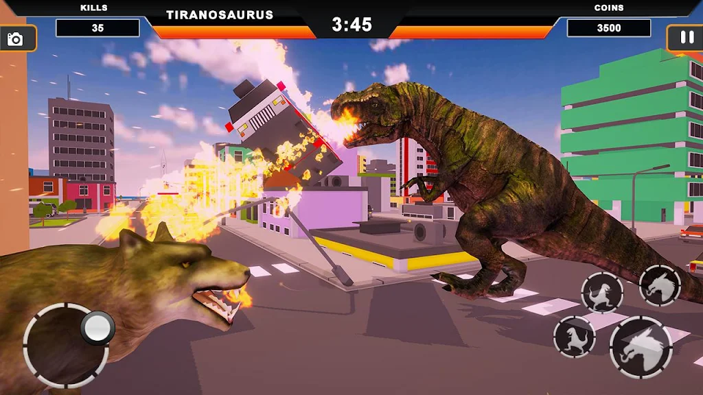 Dinosaur Rampage: Dino City Rampage Simulator screenshot 2
