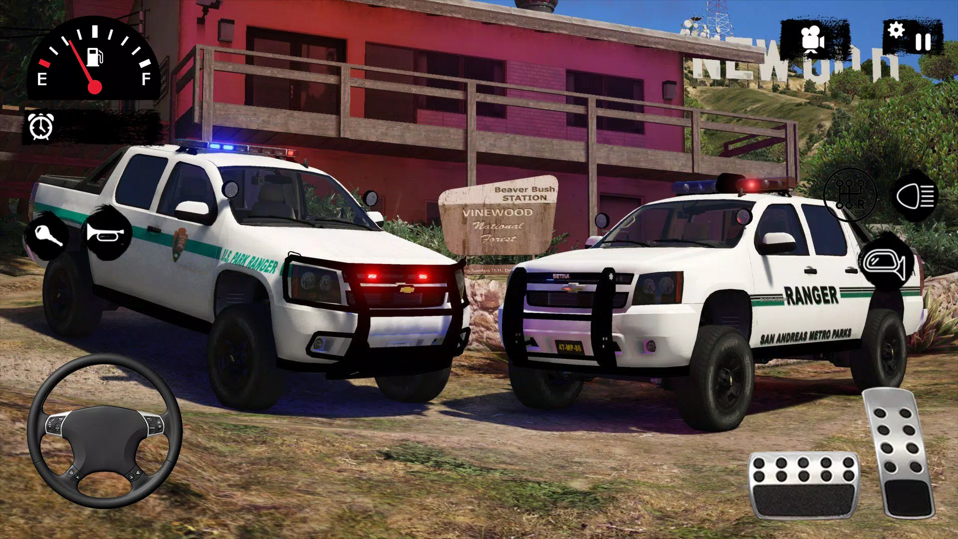Offroad Police Truck Drive 3D屏幕截圖2