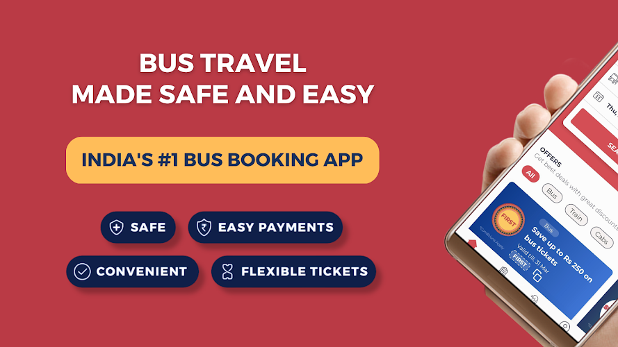 ภาพหน้าจอ redBus Book Bus, Train Tickets 0