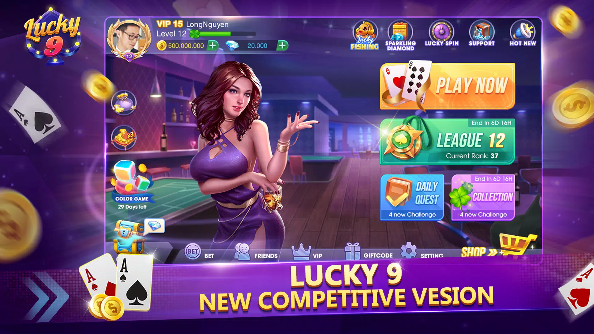 Lucky 9 capture d’écran 0