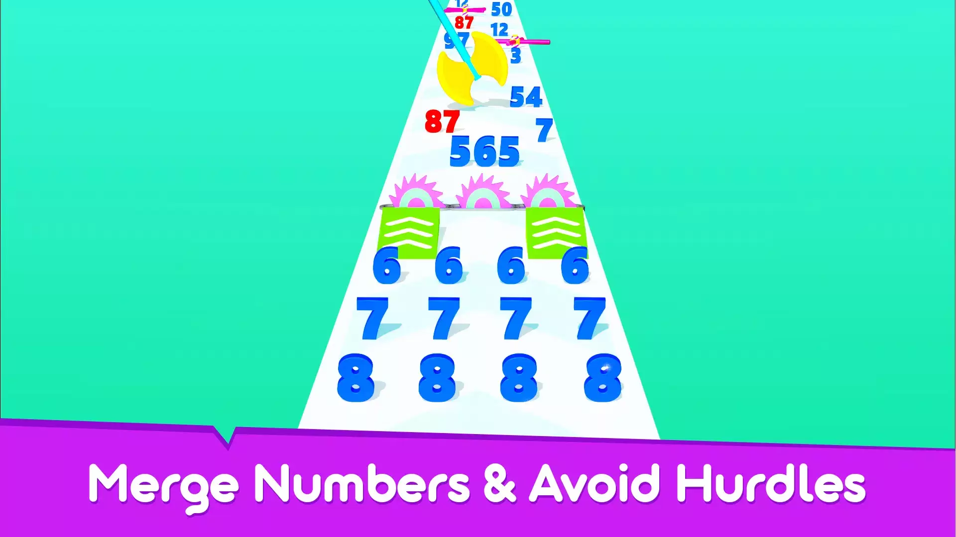 Run & Merge Numbers Game screenshot 1