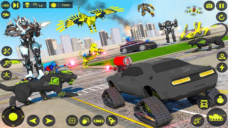 Army Tank Robot Car Games:屏幕截圖1