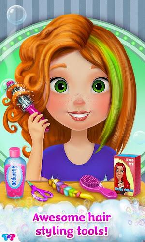 Crazy Hair Salon-Girl Makeover Captura de tela 2