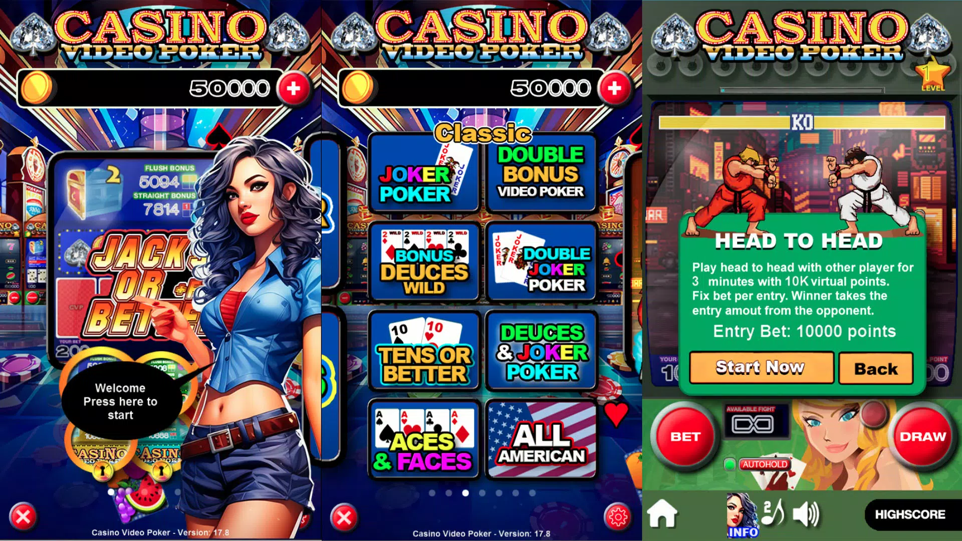 Casino Video Poker屏幕截圖0