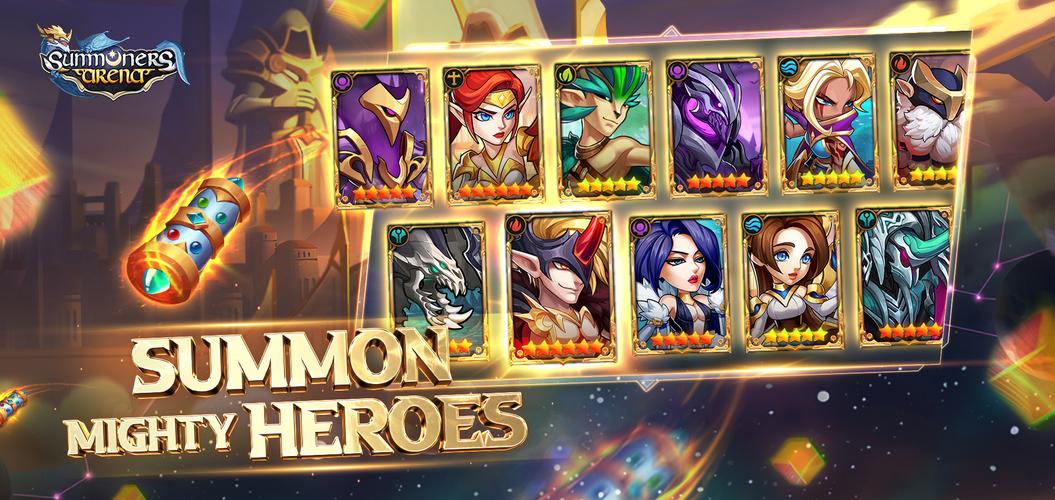 Summoners Arena: Idle RPG屏幕截圖1